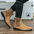 cheap Men&#039;s Boots-Men&#039;s Classic Tan Suede Chelsea Boots with Elastic Panels - Comfortable Slip-On Ankle Boots for Casual and Formal Occasions