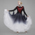 cheap Ballroom Dancewear-Ballroom Dance Dress Tassel Splicing Crystals / Rhinestones Women&#039;s Performance Party Long Sleeve Chiffon Spandex
