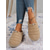 billiga Inneskor och flip-flops till damer-mysiga beige sherpatofflor för kvinnor med quiltad design och halkfri sula – perfekta för inomhuskomfort och avkoppling