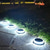 voordelige Pathway Lights &amp; Lanterns-led solar pad licht buiten ip65 waterdicht super helder schijflicht 17led tuin gazon pad patio landschap decoratie 4 stuks