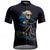cheap Men's Jerseys-Men's Cycling Jersey Graphic Short Sleeve Bike Tee Tshirt Jersey with 3 Rear Pockets Mountain Bike MTB Quick Dry Anatomic Design Wicking Breathable Sports Black Dark Navy Dark Blue Clothing Apparel