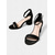 cheap Prom-Women&#039;s Stylish Gold Glitter Block Heel Sandals with Ankle Strap | Perfect for Prom and Weddings