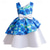 cheap Party Dresses-Kids Girls&#039; Party Dress Floral Sleeveless Performance Birthday Tie Knot Beautiful Sweet Polyester Knee-length Party Dress Swing Dress A Line Dress Summer 4 years+ Yellow Pink Blue