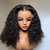 cheap Human Hair Lace Front Wigs-Human Hair 5x5 Closure 13x4 Lace Front Wig Free Part Brazilian Hair Curly Water Wave Black Wig 130% 150% Density Glueless Pre-Plucked For Women Long Human Hair Lace Wig