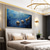 cheap Landscape Paintings-Handmade Original Stones Painting Oil Painting On Canvas Abstract Pool Painting Wall Art for Home Decor With Stretched Frame/Without Inner Frame Painting
