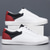 abordables Occasionnel-baskets décontractées à lacets blanches et bleues pour hommes – chaussures basses confortables pour un usage quotidien et des activités de plein air