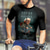 voordelige Heren shirts-Voor heren Wielrenshirt Korte mouw Fietsen T-shirt Shirt met 3 achterzakken Bergracen Ademend Sneldrogend Anatomisch ontwerp Lampenkatoen Zwart Geel Blauw Grafisch Sport Kleding