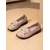 halpa Naisten mokkasiinit ja loaferit-naisten mantelinväriset tekonahkahousut köysi- ja helmikoristeilla - rento mukavat slip-on kengät jokapäiväiseen käyttöön