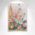 cheap Oil Paintings-3D Multicolor Flower Textured Wall Art 3D Abstract Handmade Oil Painting Spring Art Soft Color Flower Living Room Wall Decor Frame Ready To Hang Or No Frame