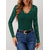 cheap Lace Tops-Valentine&#039;s Day Women&#039;s Blouse Solid Color Elegant Daily Stylish Long Sleeve V Neck Regular Tops Work Daily Holiday Lace Black Wine Green Spring Fall Winter