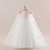 cheap Flower Girl&#039;s Dresses-Flower Girl Dress Kid&#039;s Girls&#039; Princess Dress Performance Wedding Party Elegant Beautiful Mesh Solid Color Sleeveless Crew Neck Light Pink White 4 years+