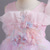 cheap Flower Girl&#039;s Dresses-Flower Girl Dress Kid&#039;s Girls&#039; Princess Dress Performance Wedding Party Elegant Beautiful Mesh Solid Color Sleeveless Crew Neck Pink Blue 4 years+