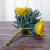 cheap Artificial Plants &amp; Flowers-Wedding Bouquets for Bride, Artificial Silk Flower Eucalyptus and Sunflower Bridal Bouquet, Rustic Outdoor Wedding Photography Prop and Decorative Handheld Flowers