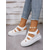 cheap Casual Sandals-Women&#039;s Comfortable Black Faux Leather Strappy Sandals with White Sole - Perfect for Beach or Casual Outings