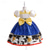 voordelige Sprookjesthemajurken-Kinderen Voor meisjes Cosplay-jurk Feestjurk Kleurenblok Ster Korte mouw Prestatie Verjaardag Pailletten Cosplay Kostuum Zoet Polyester Midi Feestjurk Swingjurk A lijn jurk Zomer 4 jaar + blauw