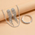 abordables Sets de Joyería-Los sistemas nupciales de la joyería 1 Legierung 1 Brazalete Pendientes Collare Mujer Moda Elegante Lujo Bonito Lujoso Precioso Alegría Forma Geométrica Conjunto de joyas Para Fiesta Ropa de fiesta