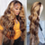 cheap Human Hair Lace Front Wigs-Remy Human Hair 13x4 Lace Front Wig Free Part Malaysian Hair Body Wave Light Brown Multi-color Wig 150% Density with Baby Hair Glueless Pre-Plucked For wigs for black women Long Human Hair Lace Wig