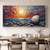 cheap Landscape Paintings-Handmade Original Sunset Seaside Scenery Painting Oil Painting On Canvas Abstract Texture Colored Stones Painting Wall Art for Home Decor With Stretched Frame/Without Inner Frame Painting