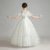 cheap Flower Girl&#039;s Dresses-TS  Princess Floor Length Flower Girl Dress Quinceanera Girls Cute Prom Dress Tulle with Bow(s) Elegant Fit 3-16 Years