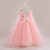 cheap Flower Girl&#039;s Dresses-Flower Girl Dress Kid&#039;s Girls&#039; Princess Dress Performance Wedding Party Elegant Beautiful Mesh Solid Color Sleeveless Crew Neck Light Pink White 4 years+
