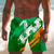 cheap St. Patrick&#039;s Day Bottoms-St. Patrick&#039;s Day Men&#039;s Four Leaf Clover Irish Flag Swimming Trunks Board Shorts Shorts Mid Waist Streetwear Hawaiian Casual Daily Holiday Pocket Drawstring Elastic Waist Designer Clothing Apparel