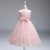 abordables Robes à Fleurs pour Filles-Robe de Demoiselle d&#039;Honneur Fille enfants Fille Robe de princesse Utilisation Mariage Soirée Elégant Magnifique Maille Couleur unie Sans Manches Col Ras du Cou Gris Rouge vin 4 ans et +