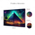 ieftine LED Artă de perete-Piramidă trippy led artă de perete din pânză cu led decor de perete iluminat 2aa imprimare pânză iluminată cu baterie lumina cu led bucătărie dormitor sau decor acasă