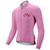 cheap Men&#039;s Jerseys-Men&#039;s Cycling Jersey Long Sleeve Winter Bike Tee Tshirt Jersey with 3 Rear Pockets Mountain Bike MTB Breathable Quick Dry Anatomic Design Wicking Dark Pink White Pink Graphic Sports Clothing Apparel