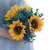 cheap Artificial Plants &amp; Flowers-Wedding Bouquets for Bride, Artificial Silk Flower Eucalyptus and Sunflower Bridal Bouquet, Rustic Outdoor Wedding Photography Prop and Decorative Handheld Flowers