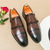cheap Formal-Men&#039;s Double Monk Strap Faux Leather Dress Shoes – Classic Formal Style, Comfortable Fit, Perfect for Business, Weddings and Special Events