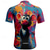 cheap Men&#039;s Jerseys-Men&#039;s Cycling Jersey Short Sleeve Bike Tee Tshirt Jersey with 3 Rear Pockets Mountain Bike MTB Breathable Quick Dry Anatomic Design Wicking Yellow Blue Animal Graffiti Sports Clothing Apparel