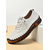 abordables Zapatillas sin cordones y mocasines de mujer-Mocasines de piel sintética con diseño floral verde y costuras hechas a mano para mujer | Perfectos para uso informal