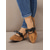 abordables Sandalias planas de mujer-Mocasines con estampado de leopardo para mujer, detalle de lazo y detalles metálicos: elegantes zapatos sin cordones para uso informal y de fiesta