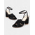 cheap Semi-Formal-Textured Velvet Brown Block Heel Sandals with Ankle Straps - Women&#039;s Casual Summer Shoes or Wedding