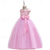 cheap Flower Girl&#039;s Dresses-Flower Girl Dress Kid&#039;s Girls&#039; Princess Dress Performance Wedding Party Elegant Beautiful Mesh Solid Color Sleeveless Off Shoulder White Champagne 4 years+