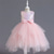 cheap Flower Girl&#039;s Dresses-Flower Girl Dress Kid&#039;s Girls&#039; Princess Dress Performance Wedding Party Elegant Beautiful Sequins Mesh Solid Color Sleeveless Crew Neck Champagne Pink 4 years+