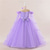 cheap Flower Girl&#039;s Dresses-Flower Girl Dress Kid&#039;s Girls&#039; Princess Dress Performance Wedding Party Elegant Beautiful Mesh Solid Color Sleeveless Crew Neck Light Pink White 4 years+