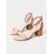 cheap Prom-Women&#039;s Stylish Gold Glitter Block Heel Sandals with Ankle Strap | Perfect for Prom and Weddings