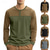 cheap Casual Henley Tee-Men&#039;s T Shirt Henley Shirt Henley Top Long Sleeve Solid Color Vintage Casual Patchwork Henley Outdoor Causal Casual Spring Fall Spring &amp;  Fall Black Green Light Blue Henley T-Shirt