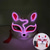 cheap 3D Night Lights-Carnival LED Fox Luminous Mask - Festival Party Light Up Decoration Prop, Internet Celebrity Live Streaming Gift AA Batteries Powered - 1PC