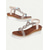abordables Sandales de Vacances-sandales à plateforme en strass et perles de style bohème pour femmes – chaussures élégantes à bout ouvert et à bride élastique pour l&#039;été, la plage et les tenues décontractées