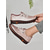 abordables Zapatillas sin cordones y mocasines de mujer-Mocasines de piel sintética con diseño floral verde y costuras hechas a mano para mujer | Perfectos para uso informal