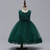 abordables Robes à Fleurs pour Filles-Robe de Demoiselle d&#039;Honneur Fille enfants Fille Robe de princesse Utilisation Mariage Soirée Elégant Magnifique Maille Couleur unie Sans Manches Col Ras du Cou Gris Rouge vin 4 ans et +