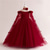 cheap Flower Girl&#039;s Dresses-Flower Girl Dress Kid&#039;s Girls&#039; Princess Dress Performance Wedding Party Elegant Beautiful Mesh Solid Color Sleeveless Crew Neck Light Pink White 4 years+