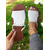 cheap Women&#039;s Sandals-Women&#039;s Sandals Daily Travel Flat Heel Round Toe Open Toe Vacation Casual Minimalism Faux Leather Loafer Black White Brown