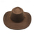 levne Pánské klobouky-Pánské Sluneční klobouk Kovbojský klobouk Klobouk Fedora Trilby Černá Rubínově červená Vlna Retro styl Módní 18. století stát Texas Denní Tématický večírek Plná / Jednobarevná Proti sluci cosplay