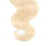 baratos 1 pacote de fios de cabelo humano-cabelo humano loiro 613# onda corporal 1 pacote de extensões de cabelo de 10-30 polegadas