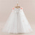 cheap Flower Girl&#039;s Dresses-Flower Girl Dress Kid&#039;s Girls&#039; Princess Dress Performance Wedding Party Elegant Beautiful Mesh Solid Color Sleeveless Crew Neck Light Pink White 4 years+