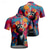 cheap Men&#039;s Jerseys-Men&#039;s Cycling Jersey Short Sleeve Bike Tee Tshirt Jersey with 3 Rear Pockets Mountain Bike MTB Breathable Quick Dry Anatomic Design Wicking Yellow Blue Animal Graffiti Sports Clothing Apparel