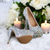 cheap Semi-Formal-Women&#039;s Silver Rhinestone-Embellished High Heel Pumps – Glamorous Bridal or Evening Shoes for Wedding and Special Occasions